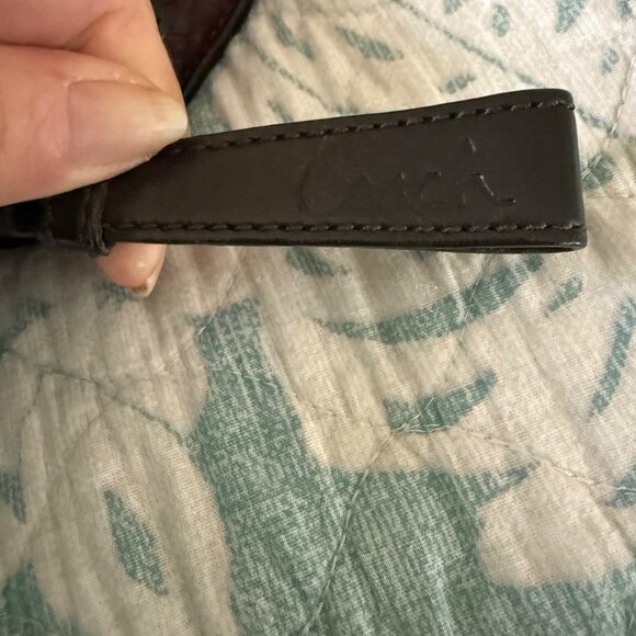 Coach Ltd Ed Cambridge Leather Zip Top Tote Satchel in Plum 14083 - Picture 8 of 12